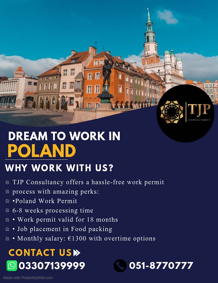 Poland Work Visa Available | Work Permit Visa Available | Visa Servic 0