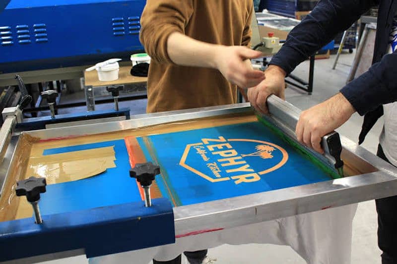 Screen Printing Machine & Material 8