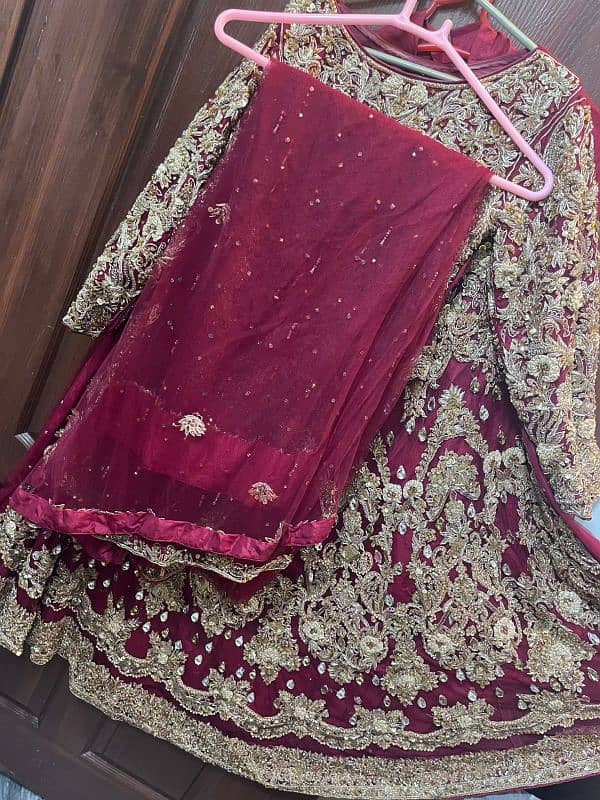 barat bridal dress only 1 time use 1