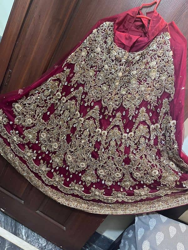 barat bridal dress only 1 time use 3