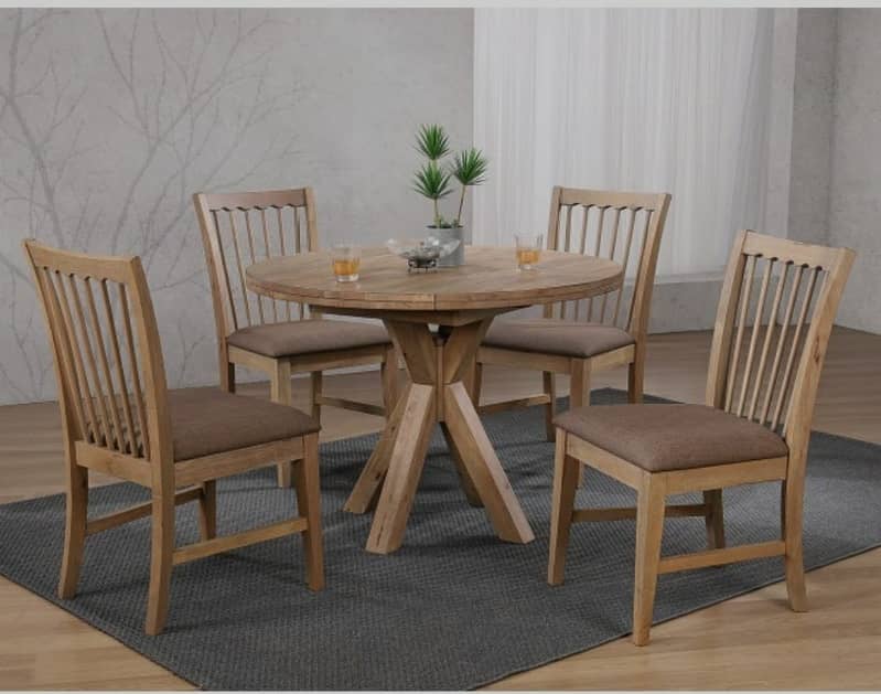 tables / dinning tables / wooden dinning table with luxury chairs 10