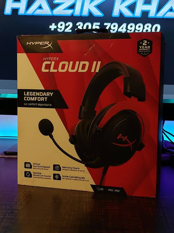 Hyper X Cloud II • Wired Gaming Headphone • 1