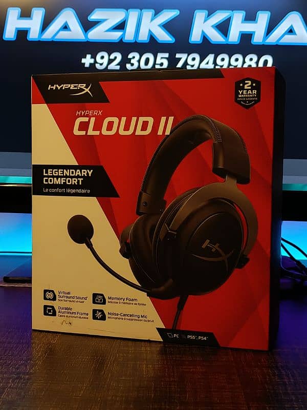 Hyper X Cloud II • Wired Gaming Headphone • 4