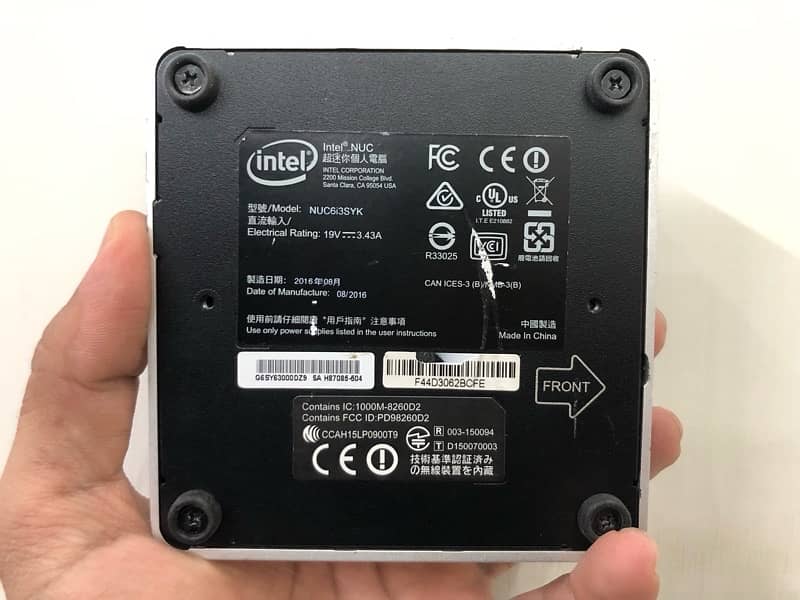 Intel NUC i3-6th Geneation, DDR-4, M. 2, Wifi Bt, COD, 4x4 Pocket Mini 4