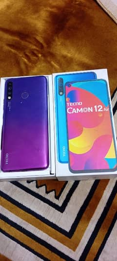 Tecno camon camon 12 air with box