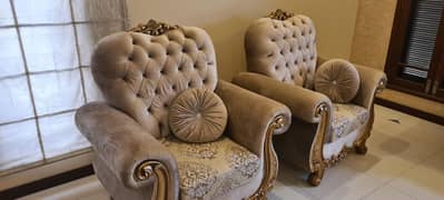 2 Single Used Seater Set For Sale