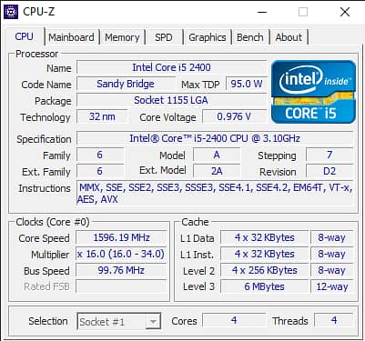 Core i5 2nd generation 2400 Processor 2