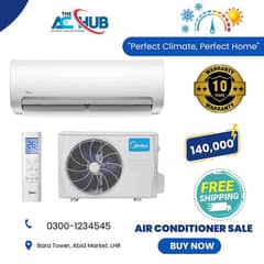 Midea T3 DC inverter Air conditioner Fast Cooling AC free Delivery