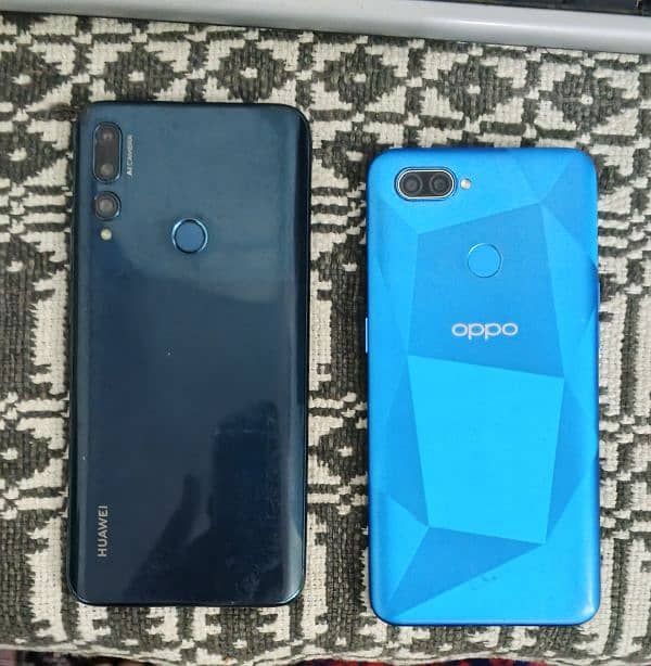 2 mbile 1 Huawei y9 prime and oppo a12 for sale 1