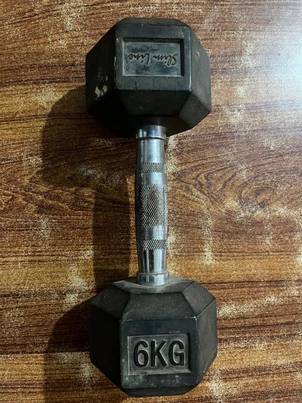 6kg & 3kg Dumbbells for Sale - Excellent Condition. 3