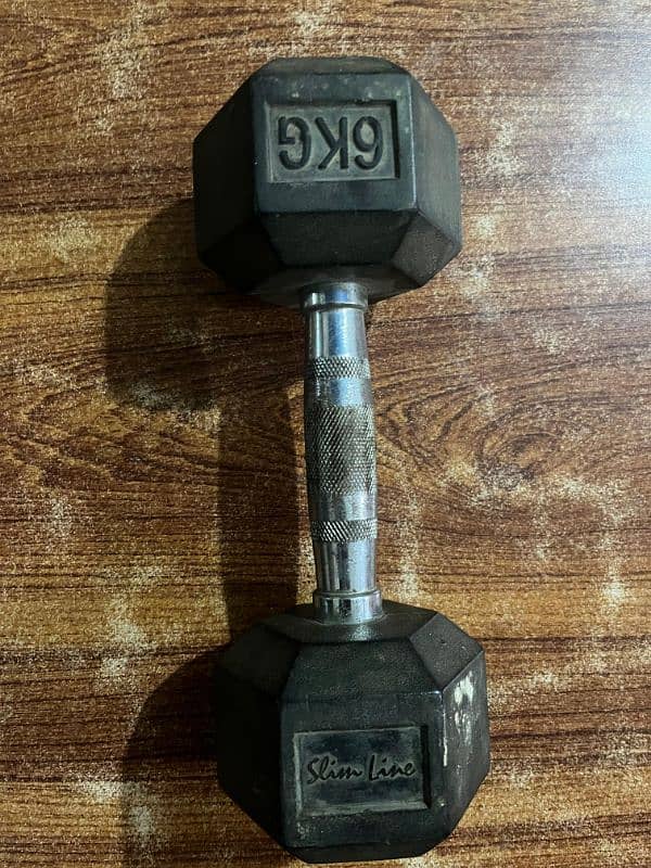 6kg & 3kg Dumbbells for Sale - Excellent Condition. 4