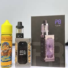 P8 vape 100watt avaliable with free flavor