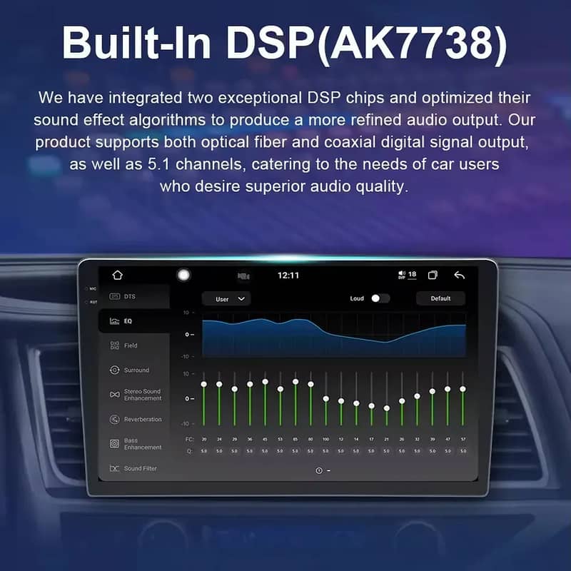 8-core Flagship Android Panel - 8GB RAM, 256GB storage - CarPlay 3