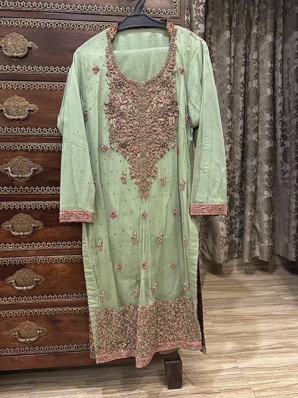 large size net shirt dupatta 0