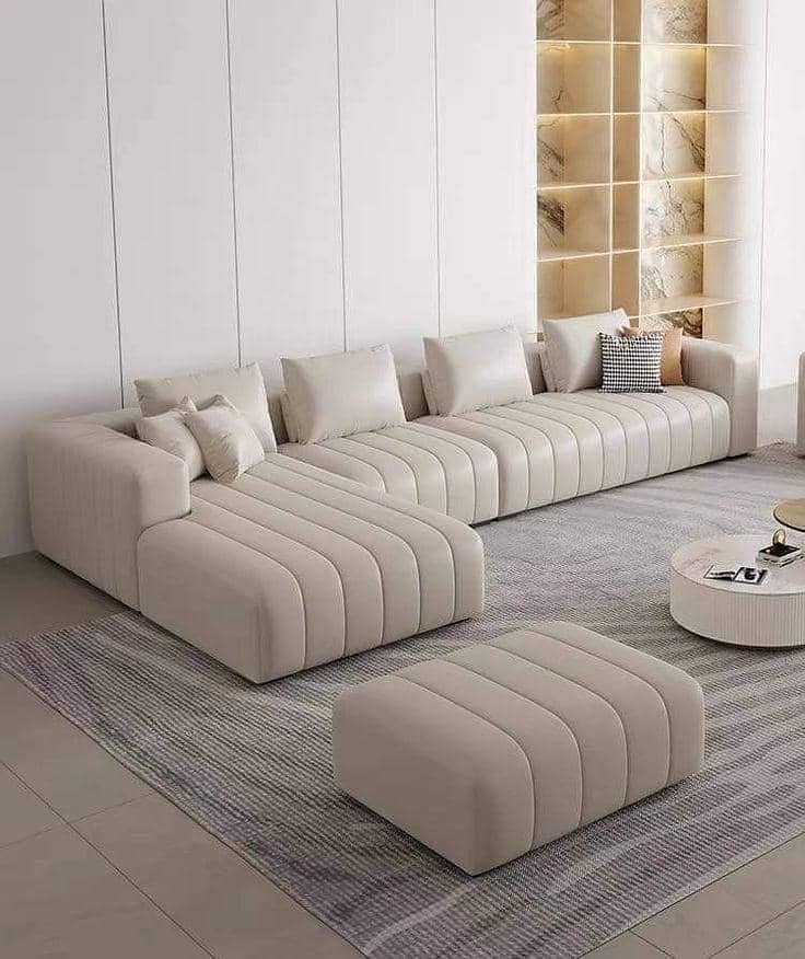 sofa set / L shape sofa set / 5 seater sofa set / wooden sofa set 5