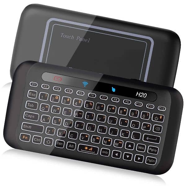 H20 Universal Mini Backlight Touchpad Wireless Keyboard Air Mouse 0