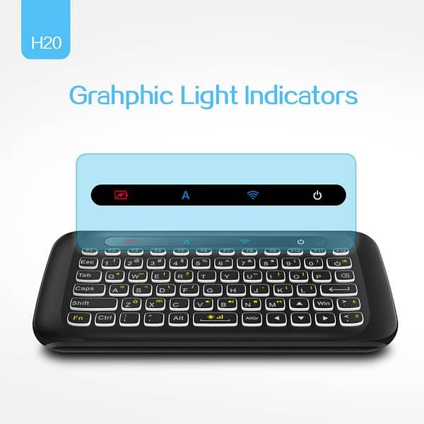 H20 Universal Mini Backlight Touchpad Wireless Keyboard Air Mouse 1