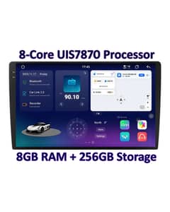 8-core Flagship Android Panel - 8GB RAM, 256GB storage - CarPlay