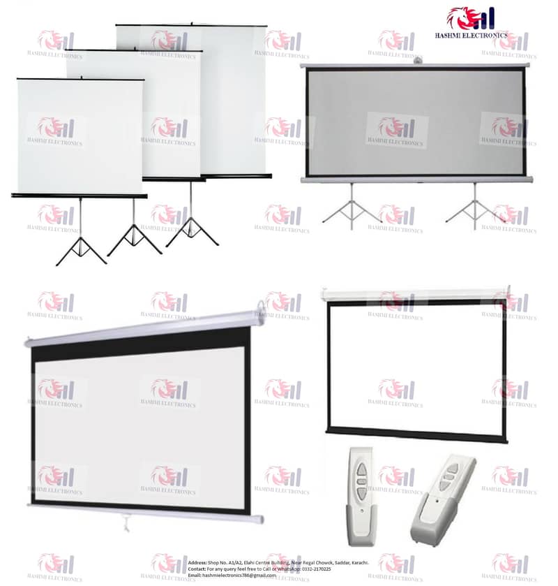 Projector Screens / Celling Mounts, Tripod Stands and All Accessories 3