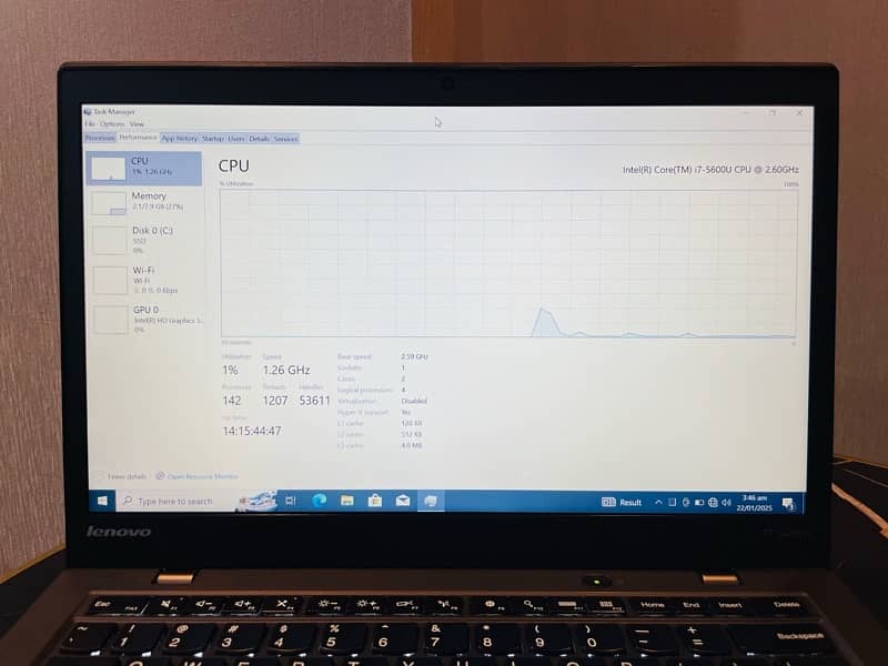 Lenovo x1 carbon i7 5th generation 8