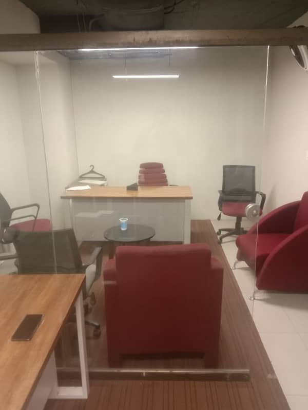 Fully furnished office for rent with services 4