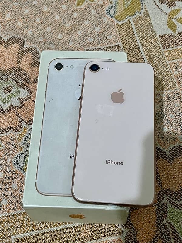 iPhone 8 with box PTA Approved 0