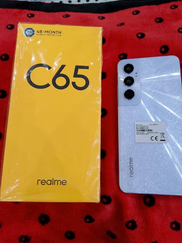 8+4/256gb waterproof 7days use only new c65 0