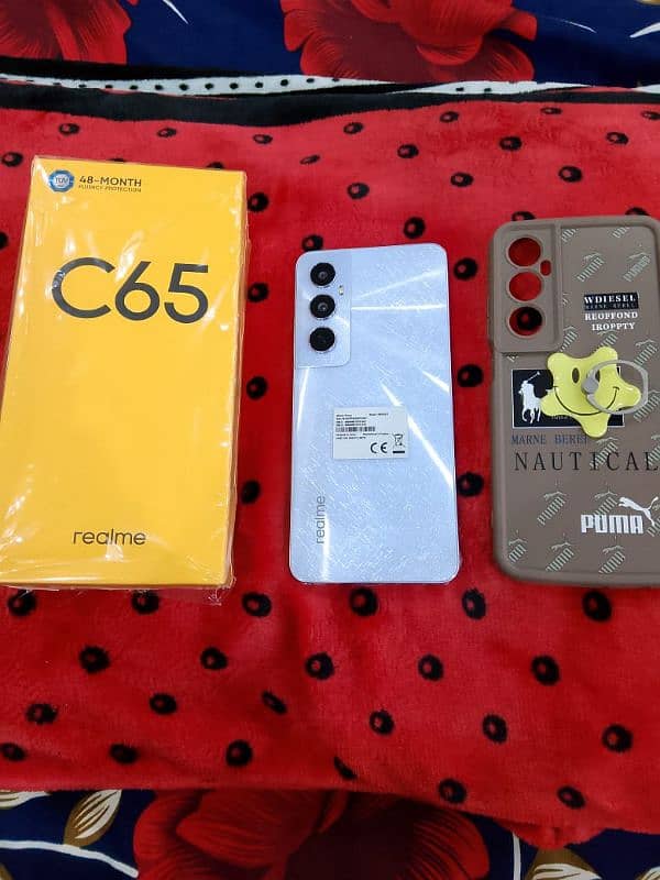 8+4/256gb waterproof 7days use only new c65 1