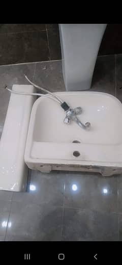 basin and mixture tap