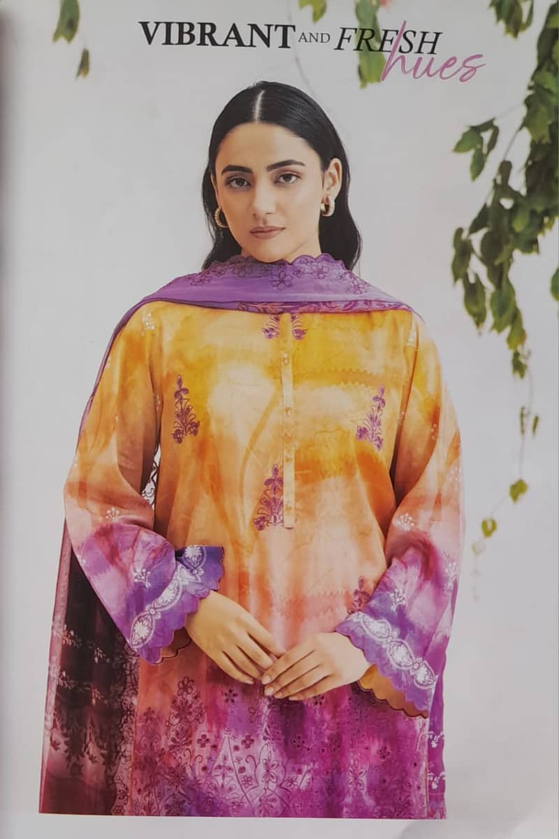 Mahajal lawn Emb UN-STITCHED 3PC 17