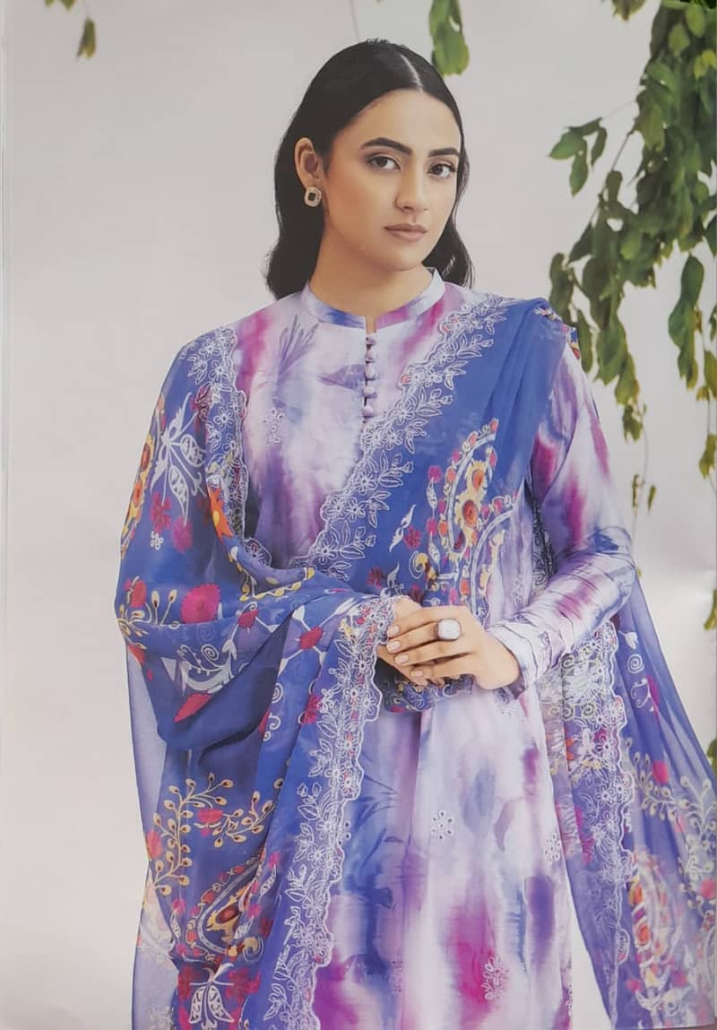 Mahajal lawn Emb UN-STITCHED 3PC 19