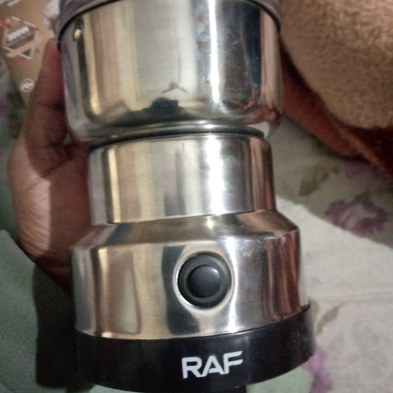 RAF Mini Electric Grinder Stainless Steel For Coffee beans, Spices, 1