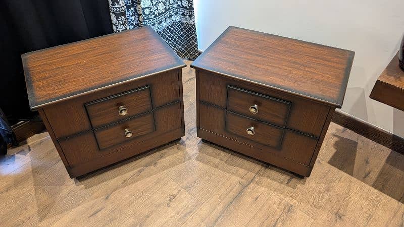 2 Side Tables | Wooden Tables | Tables With Drawers 0