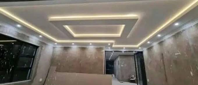 Gypsum ceiling - fancy ceiling - False ceiling - 2 by 2 Ceiling 8