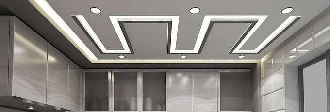 Gypsum ceiling - fancy ceiling - False ceiling - 2 by 2 Ceiling 9