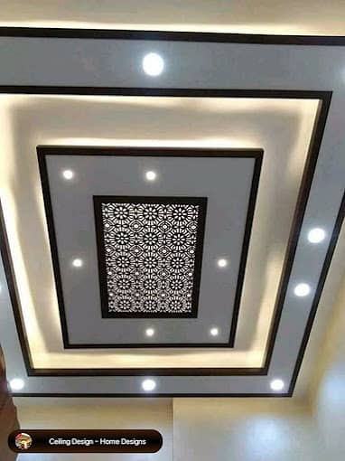 Gypsum ceiling - fancy ceiling - False ceiling - 2 by 2 Ceiling 17