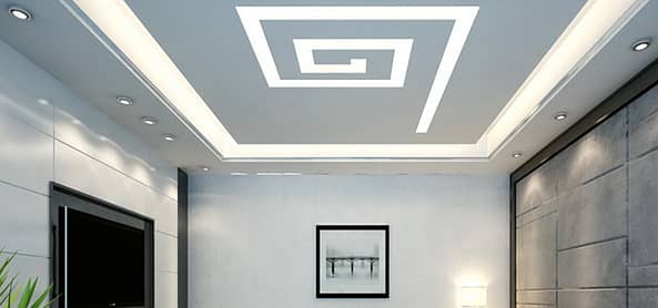 Gypsum ceiling - fancy ceiling - False ceiling - 2 by 2 Ceiling 18