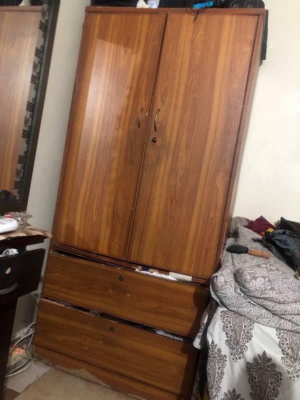 Wooden 2 door cupboardr 1