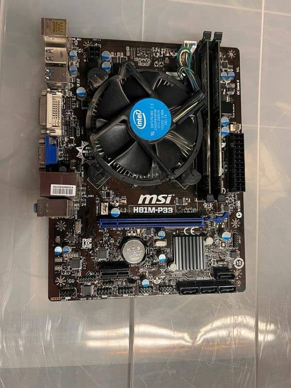 i5 4th + H81 Motherboard for sale 3