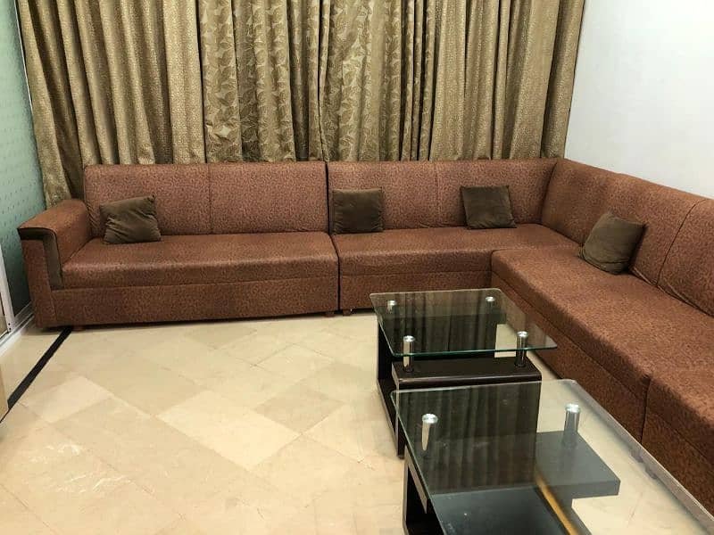 L shape sofa set 6