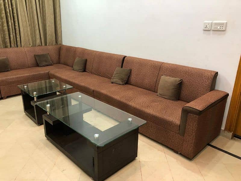 L shape sofa set 7