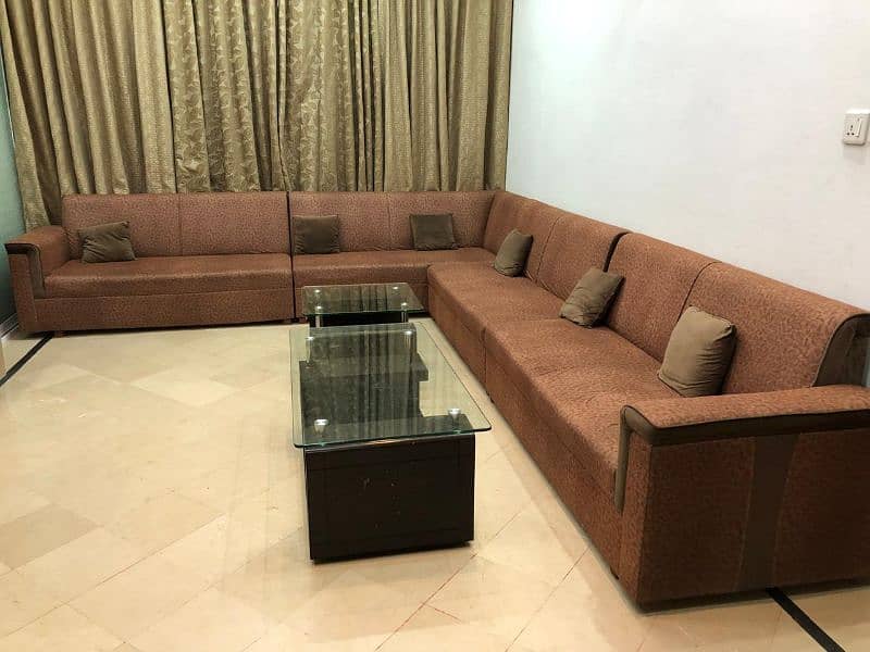 L shape sofa set 8