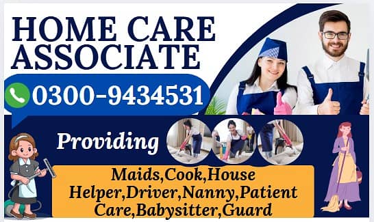 House maids ,Helpers , cook , Nanny , Couple , Drivers ,Patient care 0