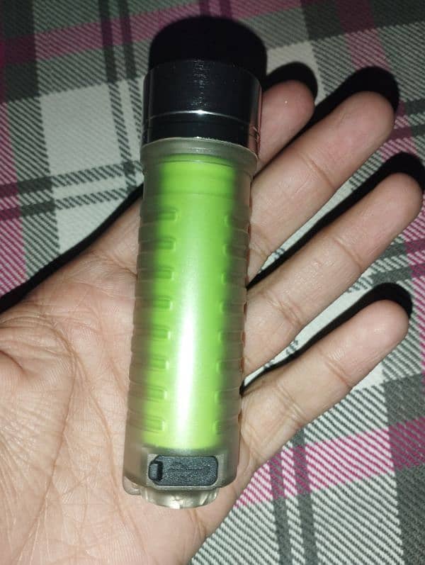 Torch Transparent LED Flashlight with Pen Clip and Magnet 2