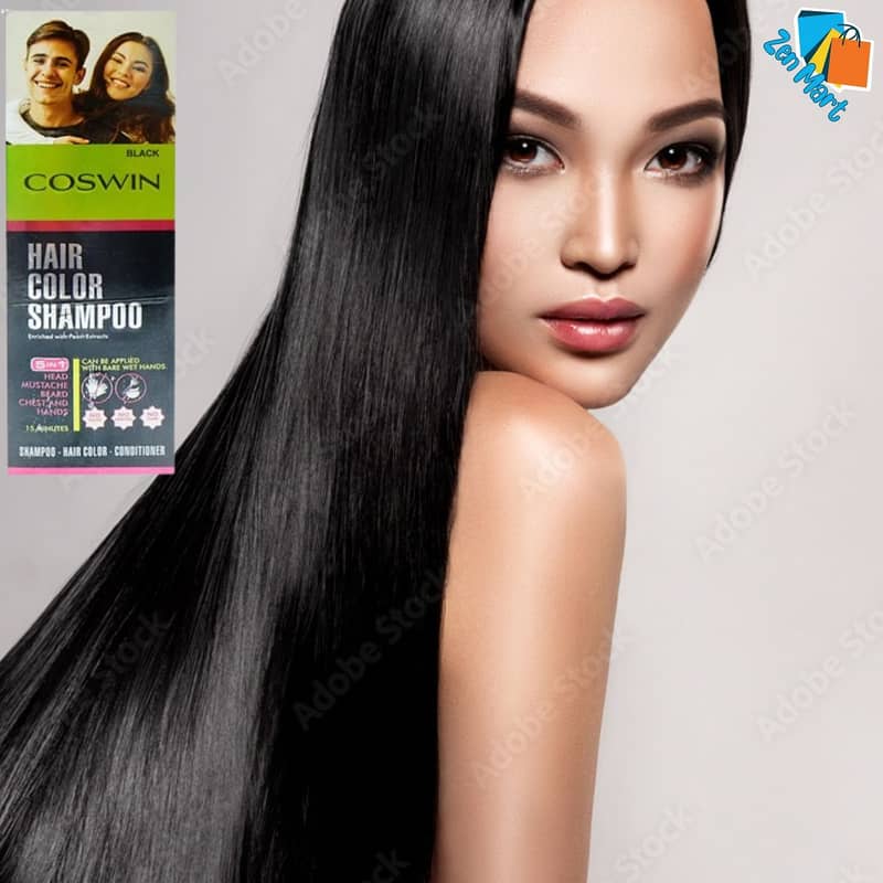 Coswin Hair Colour Shampoo Price in Pakistan - 03222076662 3