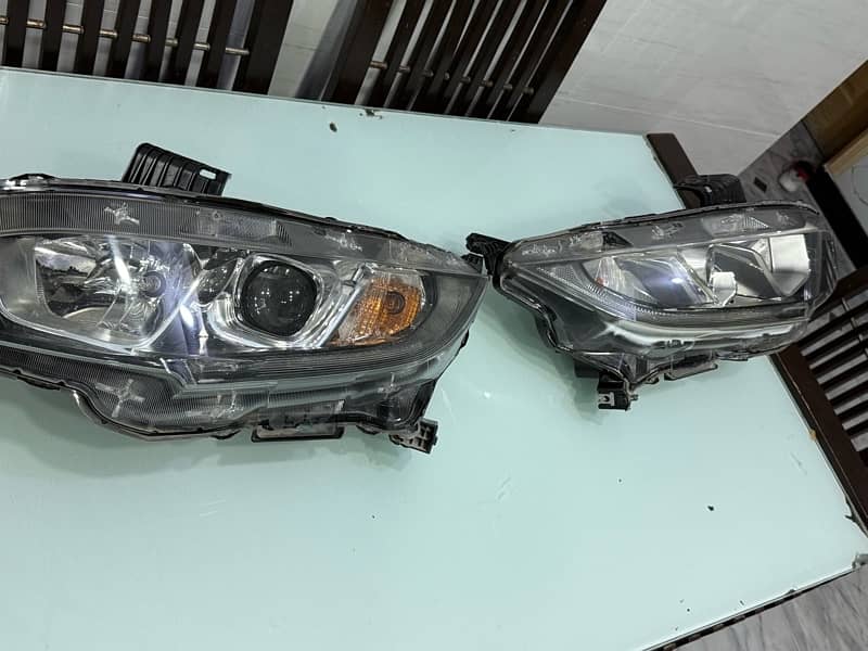 civic 2018 head light 0