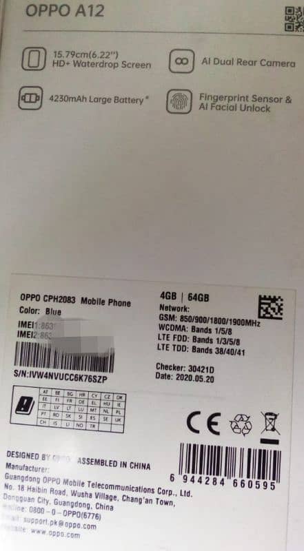 Oppo A12 7