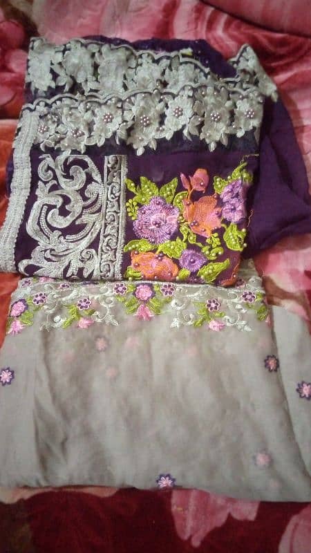 Wijdan Brand Full Embroidery dress 5