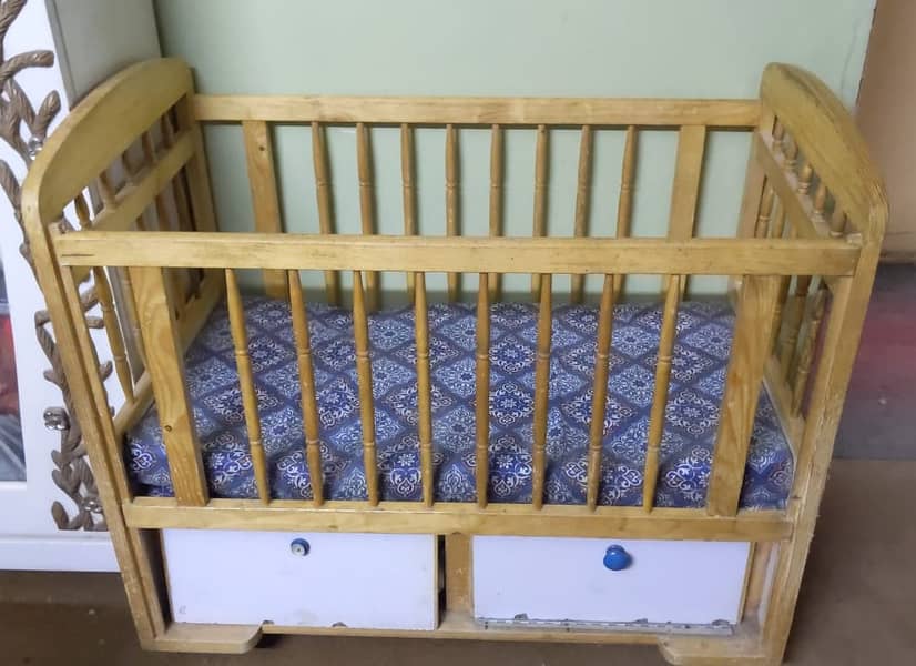 Baby Cot | Baby Crib | With Mattress 0