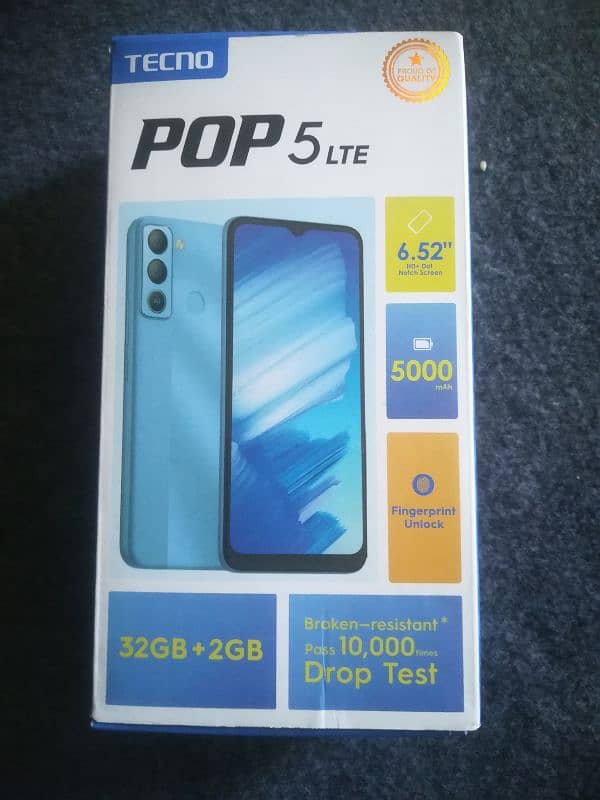 Tecno Pop 5 LTE 2 32 Ice Blue Colour With Box 1